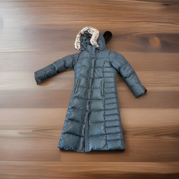 Eddie Bauer Lodge Down Duffle Coat Parka Womens Petite Small Long